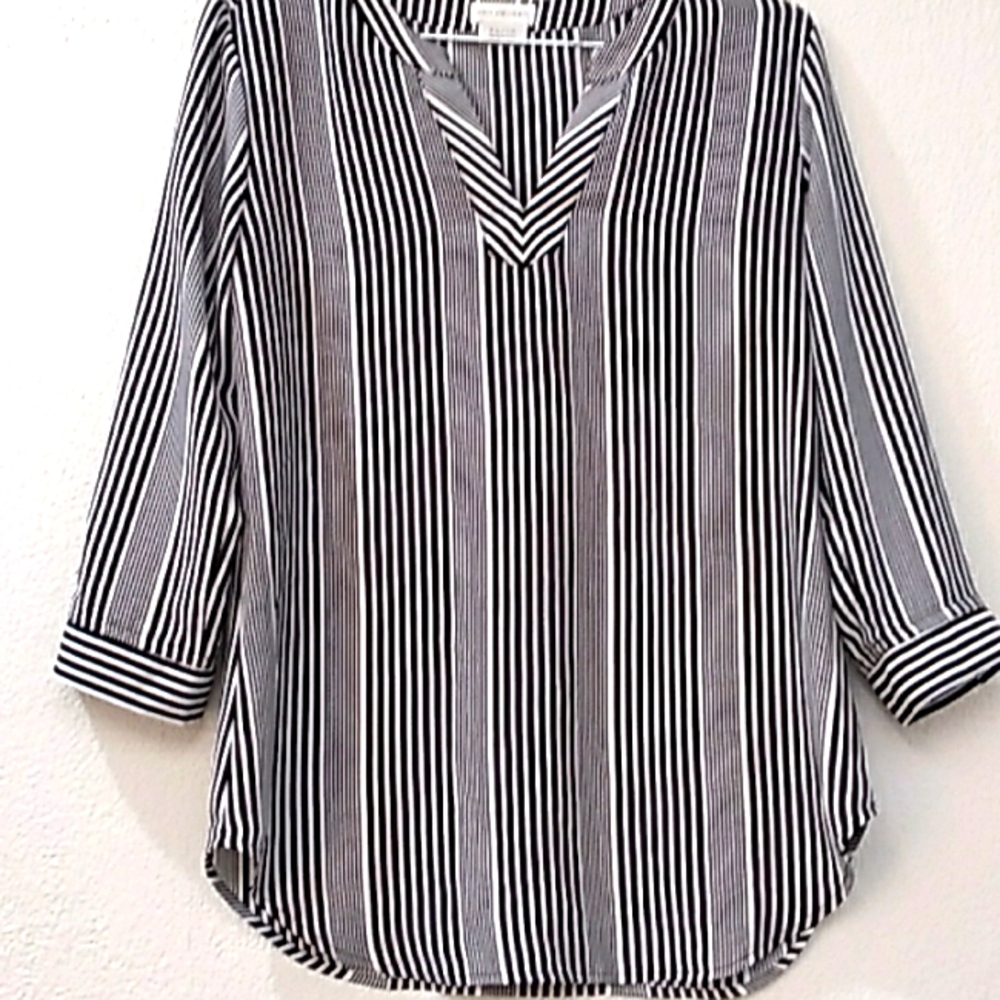 VAN Heusen XS/TP | and fit S,Small ,Striped Blouse